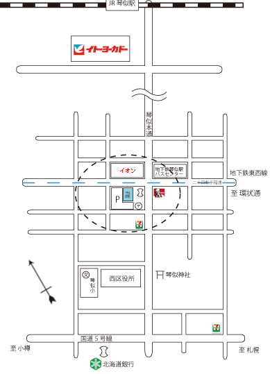 画像｜ユニ矯正歯科クリニック 周辺地図
